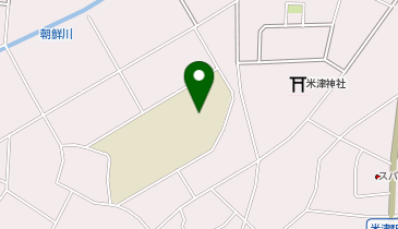 米津小学校の地図画像