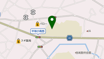 平坂小学校の地図画像