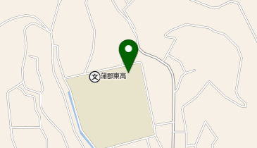 蒲郡東高等学校の地図画像