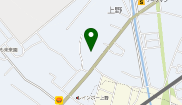 上野地区学習等共用施設の地図画像