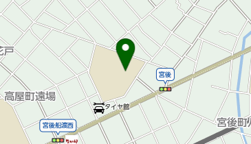 古知野東小学校体育館の地図画像