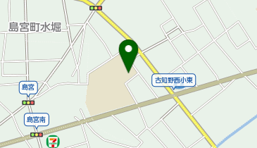 古知野西小学校体育館の地図画像