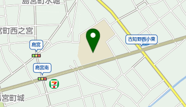 古知野西小学校グランドの地図画像