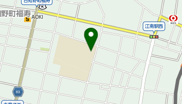 古知野南小学校体育館の地図画像