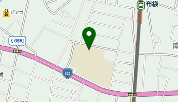 布袋小学校体育館の地図画像