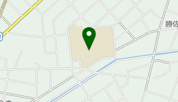 北部中学校体育館の地図画像