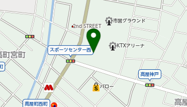 江南市武道館の地図画像