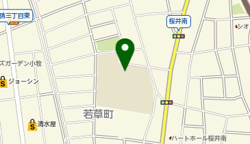 小牧南小学校の地図画像
