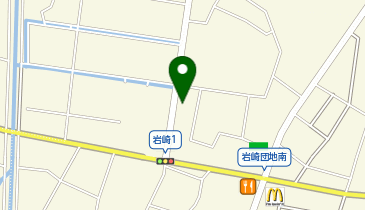 岩崎西区区会会館の地図画像