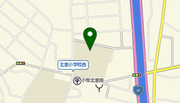 北里小学校の地図画像