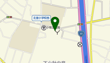 北里市民センターの地図画像