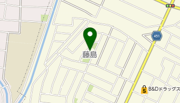 藤島団地会館の地図画像