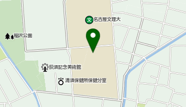 稲沢西中学校の地図画像