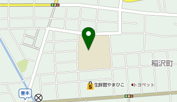 稲沢西小学校の地図画像