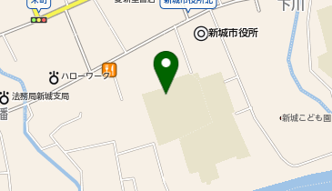 新城小学校の地図画像