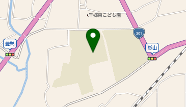 千郷中学校の地図画像