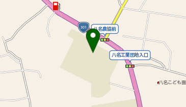 八名中学校の地図画像