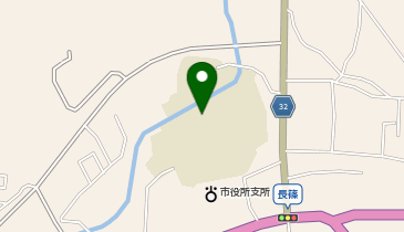 鳳来中学校の地図画像