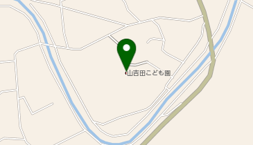 山吉田こども園の地図画像