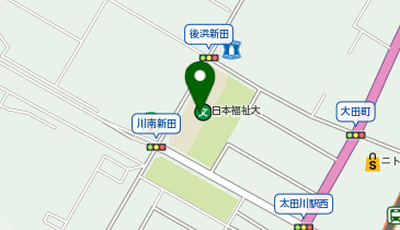 日本福祉大学東海キャンパスの地図画像