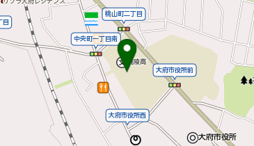 桃陵高等学校体育館の地図画像