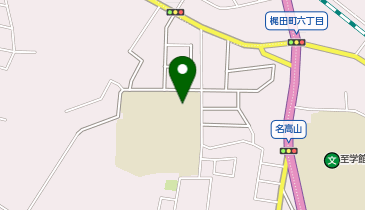 北山小学校体育館の地図画像