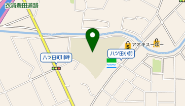 八ツ田小学校体育館の地図画像