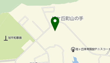 旭ヶ丘体育施設駐車場の地図画像