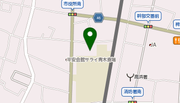 たかはまこども園 園庭の地図画像