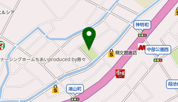 小中根公園の地図画像