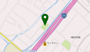 山田公園の地図画像