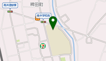 南中学校 体育館・武道場の地図画像