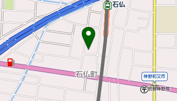 石仏会館の地図画像