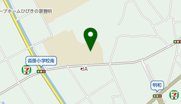 沓掛小学校の地図画像