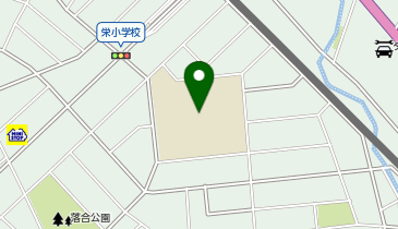 栄小学校の地図画像