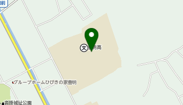豊明高校の地図画像