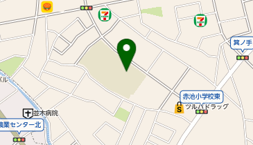 赤池小学校の地図画像