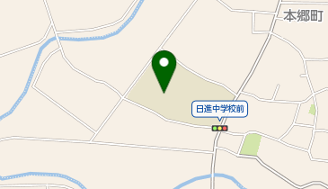 日進中学校の地図画像