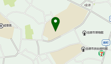 田原中学校の地図画像