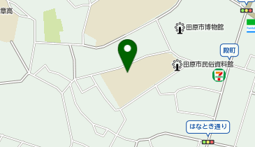 田原中部小学校の地図画像