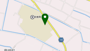 佐屋高校の地図画像