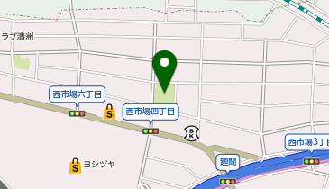 西市場公園の地図画像