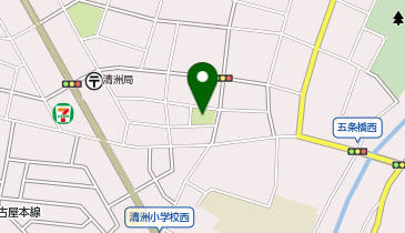 永安寺公園の地図画像