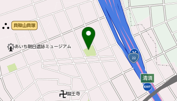 角の城公園の地図画像