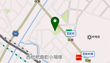 宮前公園の地図画像