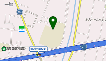 清洲中学校の地図画像