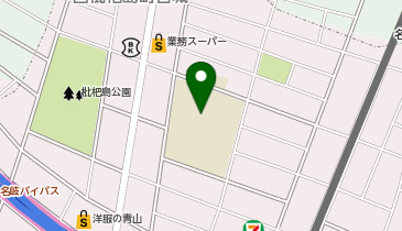 古城小学校の地図画像