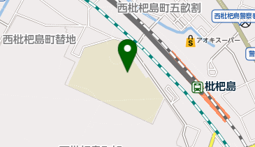 西枇杷島中学校の地図画像