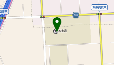 県立五条高校の地図画像
