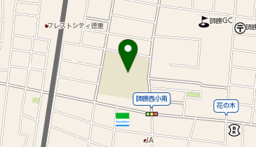 師勝西小学校の地図画像